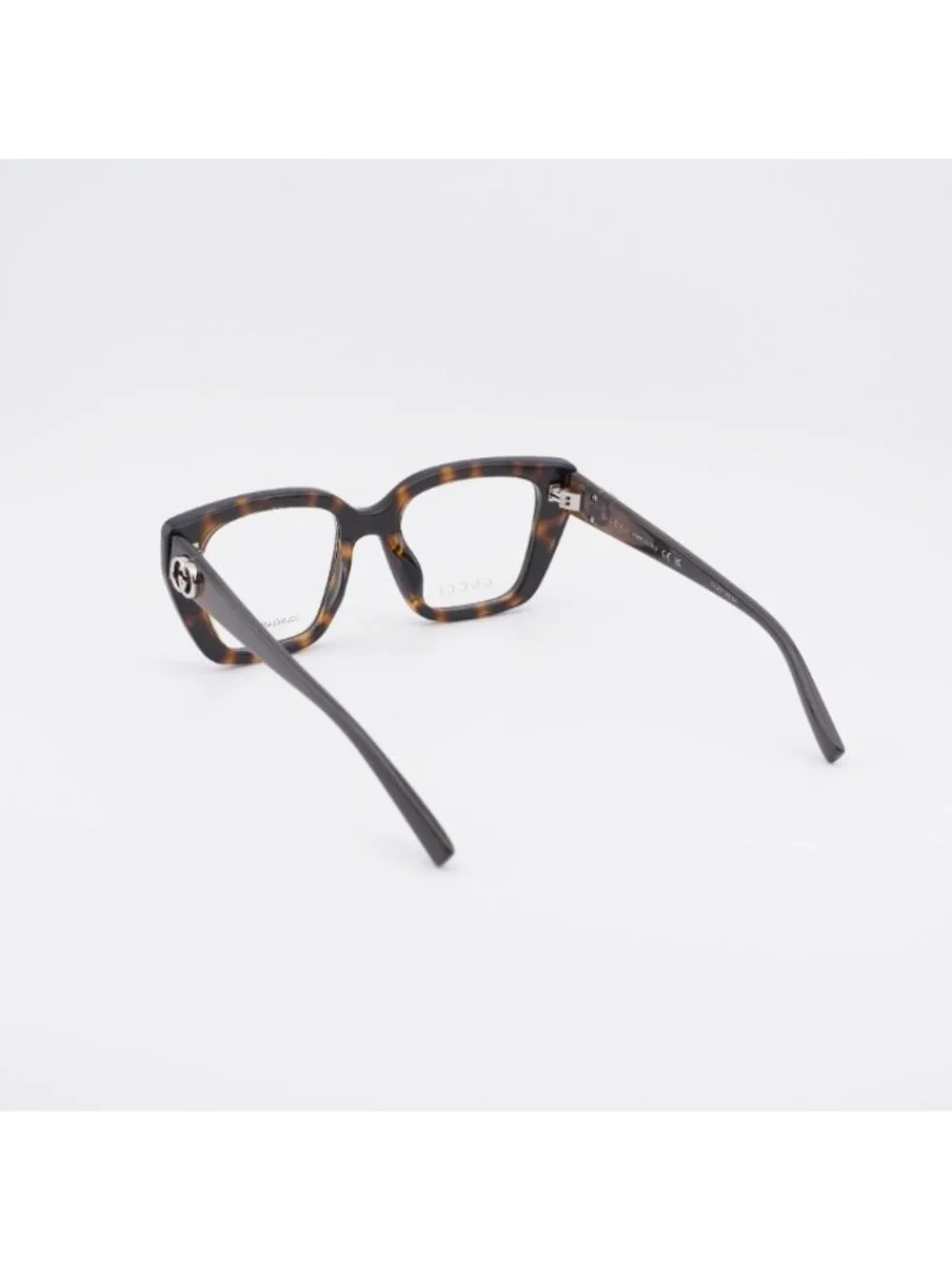 Gucci GG2028O 002 Eyeglasses Brown Havana 50mm Square Frame